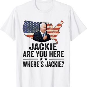 Jackie are You Here USA Flag T-Shirt