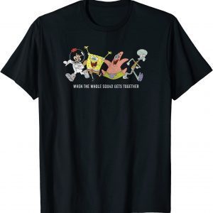 SpongeBob SquarePants Whole Squad Meme Classic T-Shirt