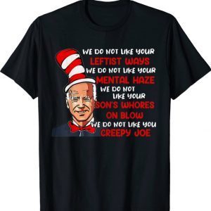 Jingle Joe Biden Xmas Rhyme Trump 45 Ugly Christmas Gift T-Shirt