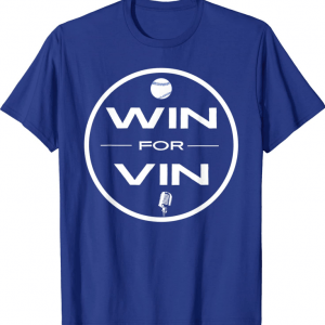 Los Angeles Baseball Win For Vin Microphone Shirt