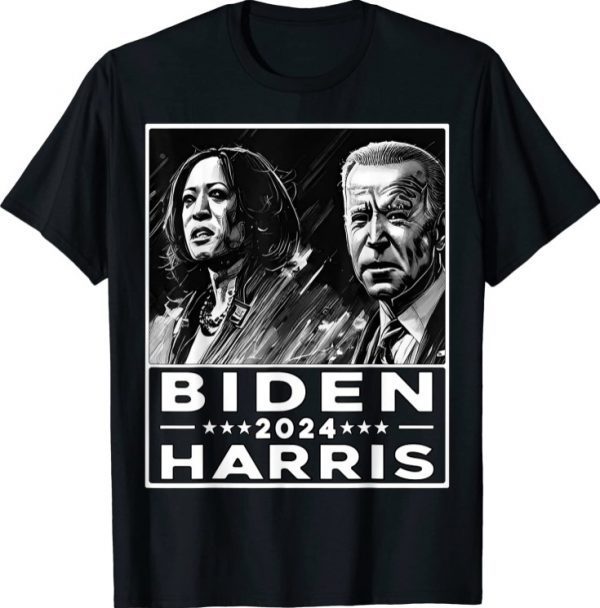Funny Biden Harris 2024 47th President Election Joe Biden Kamala T-Shirt