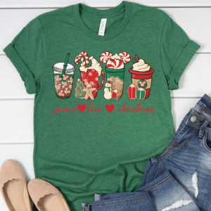 Peace Love Christmas T-Shirt