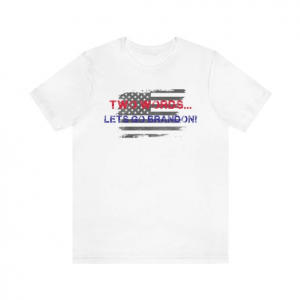 Retro Lets go Brandon Political, Two Words T-Shirt