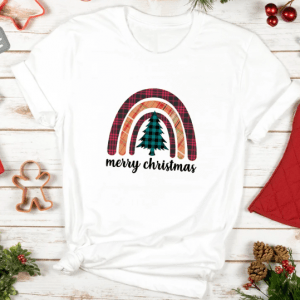 Merry Christmas, Christmas Rainbow Classic T-Shirt