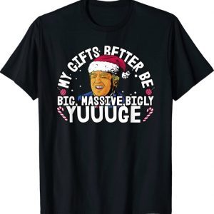 Festive Trump Holiday Christmas Design Seeking YUGE T-Shirt