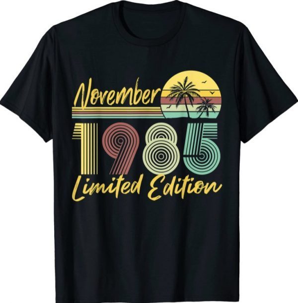 Official November 1985 Limited Edition – Happy Birthday T-Shirt