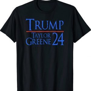 Trump Greene 2024 GOP MAGA Republican President VP T-Shirt