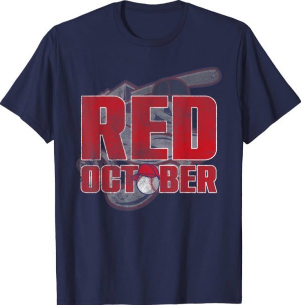 Official Red October Philly Philadelphia Baseball T-Shirt