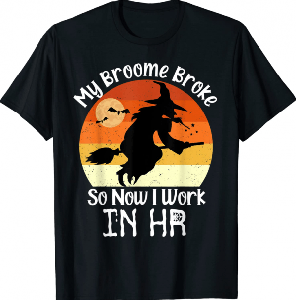 HR Witch Human Resources Halloween Costume T-Shirt