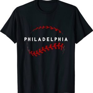 Philly Baseball Lovers Vintage Baseball Fans 2022 T-Shirt