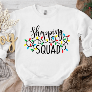Christmas Shopping Squad ,Xmas Shopping Crew Matching Outfits Tee Shirt