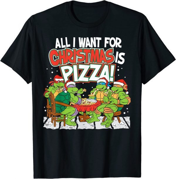 Teenage Mutant Ninja Turtles Pizza For Christmas Shirt