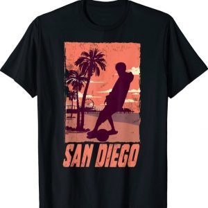 Onewheel Eskate san Diego California OneWheel Skateboard Official T-Shirt