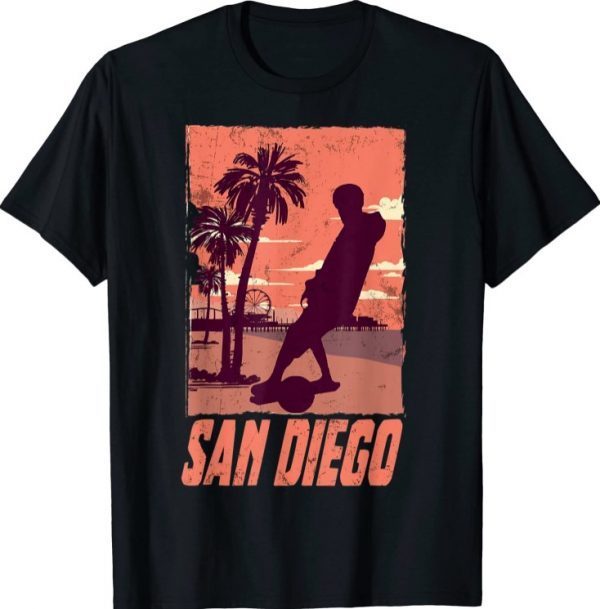 Onewheel Eskate san Diego California OneWheel Skateboard Official T-Shirt