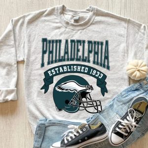 Philadelphia Football Crewneck Shirt