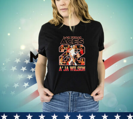 WNBA Las Vegas Aces A’Ja Wilson 22 T-Shirt