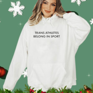 Lia Thomas wearing trans athletes belong in sport T-Shirt