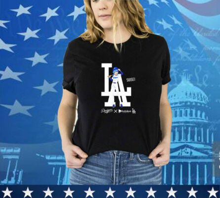 La Dodgers X Hololive Night Suisei T-Shirt