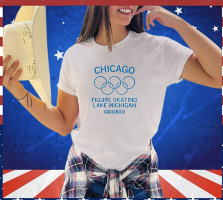 Olympic Chicago Figure Skating Lake Michigan Winter 2046 T-Shirt