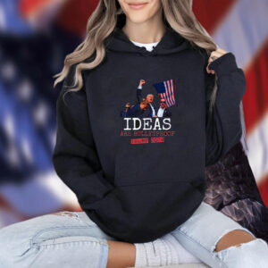 Official Trump 2024 Ideas Are Bulletproof USA t-Shirt