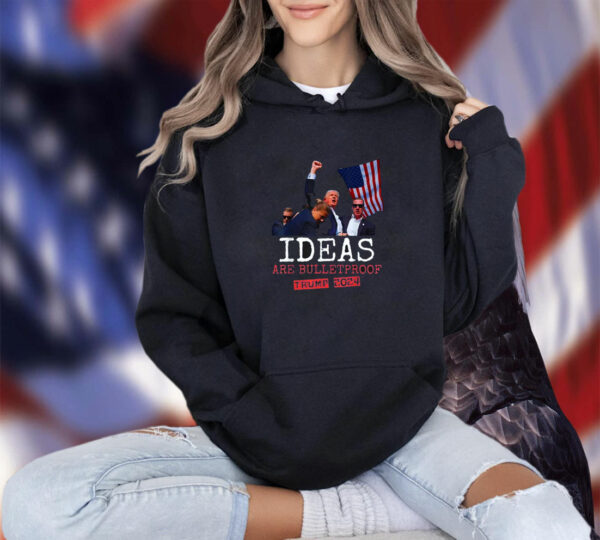 Official Trump 2024 Ideas Are Bulletproof USA t-Shirt