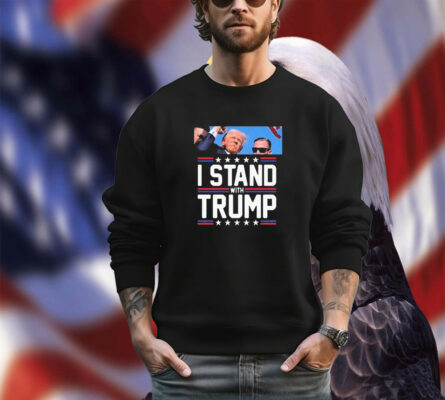 Official Stand With Him Trump 2024 Campaign T-Shirt