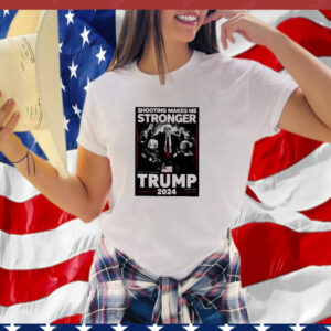 Shouting Makes Me Stronger Trump 2024 T-Shirt