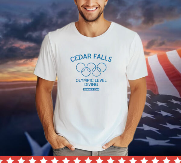 Olympic Cedar Falls Olympic Level Diving Summer 2040 T-Shirt