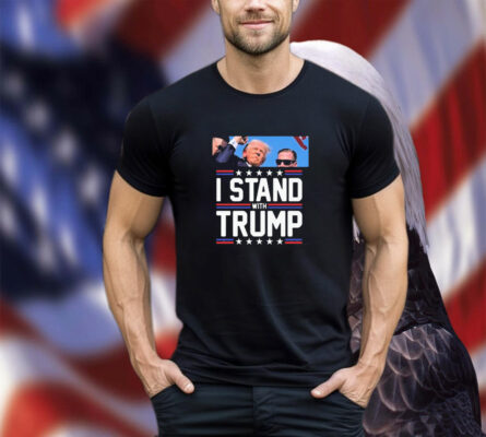 Official Stand With Him Trump 2024 Campaign T-Shirt