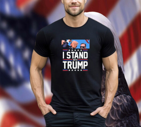 Official Stand With Him Trump 2024 Campaign T-Shirt