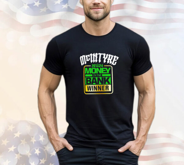 Drew McIntyre Money in the Bank 2024 Winner T-Shirt