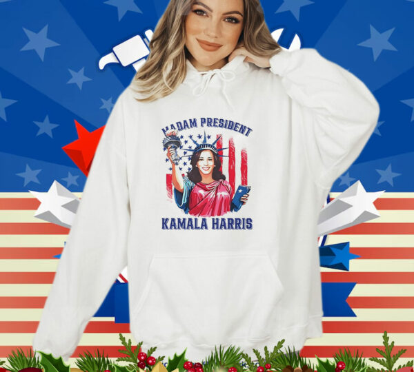 Madam President Kamala Harris Statue of Liberty T-Shirt