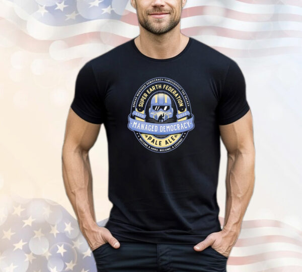 Democracy Exo Patriot Mech T-Shirt