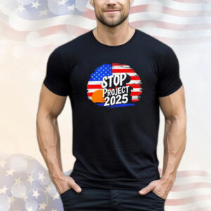 Vintage Stop Project 2024 American Flag T-Shirt