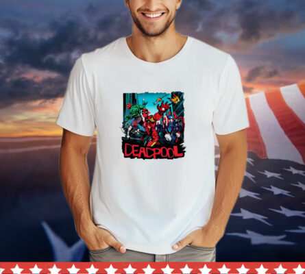 Deadpool Avengers Superhero Retro T-Shirt