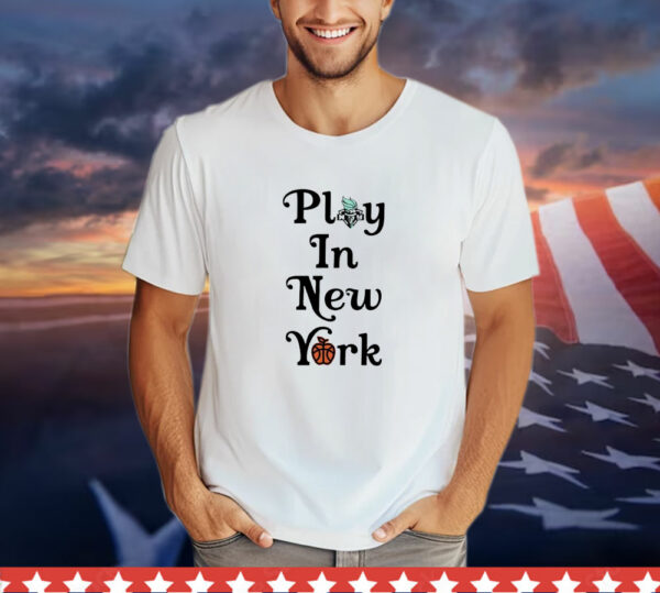 Jason Sudeikis Wearing Play in New York T-Shirt