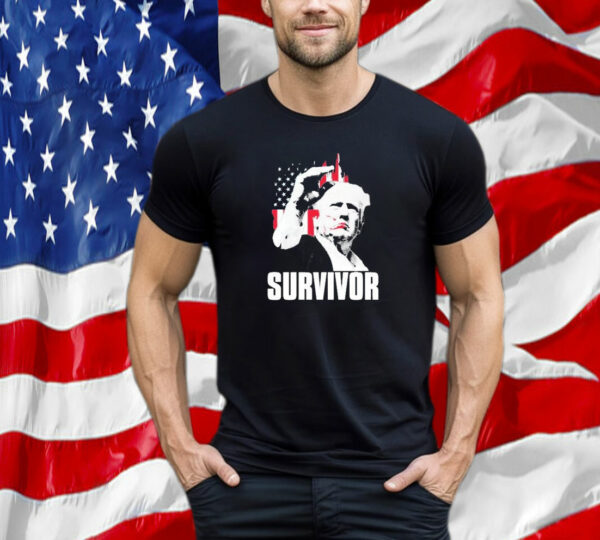 2024 President Donald Trump Survivor T-Shirt