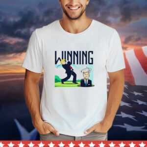 Winning Trump and Biden gol T-Shirt