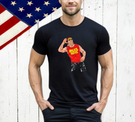 Hulk Hogan Hulks Rules Cartoon  T-Shirt