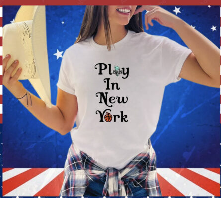 Jason Sudeikis Wearing Play in New York T-Shirt