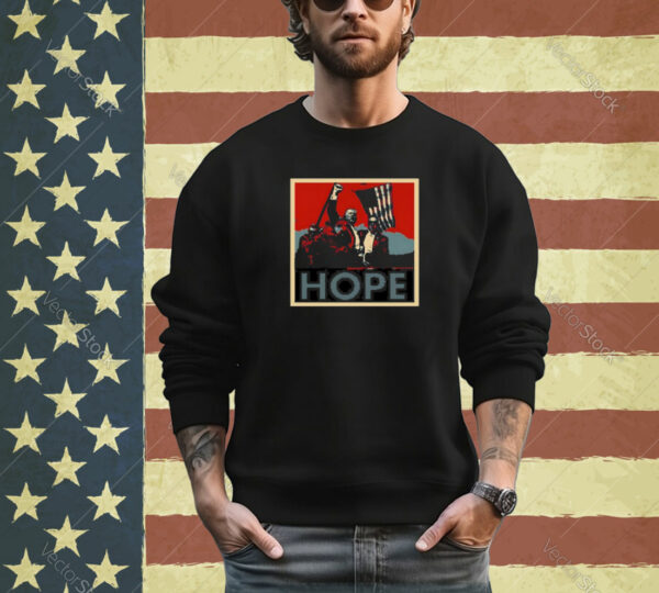 Stocking Mill Coffee Trump Shooting Hope T-Shirt