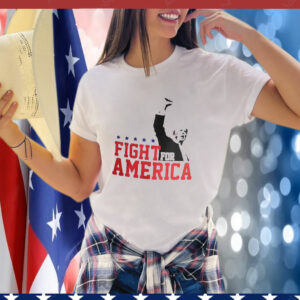 Fight For America Trump Shot Fight T-Shirt