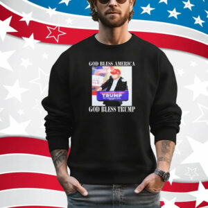 God Bless America God Bless Trump T-Shirt