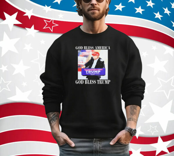 God Bless America God Bless Trump T-Shirt