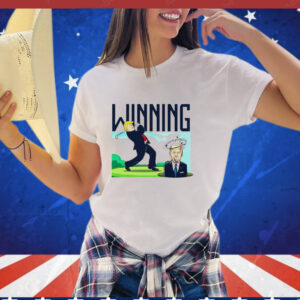 Winning Trump and Biden gol T-Shirt