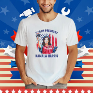 Madam President Kamala Harris Statue of Liberty T-Shirt