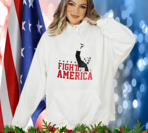 Fight For America Trump Shot Fight T-Shirt