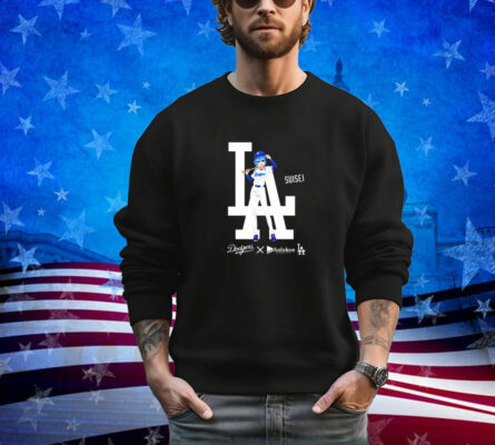 La Dodgers X Hololive Night Suisei T-Shirt