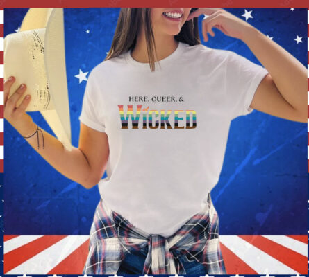  Mary Kate Morrissey wearing here queer and wicked T-Shirt