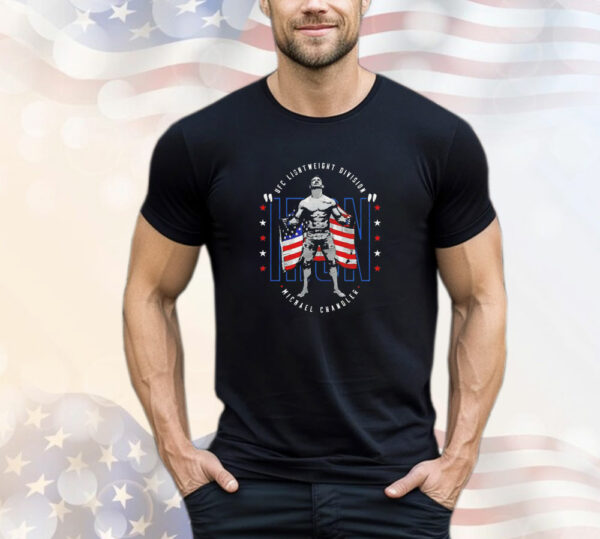 Michael Chandler UFC Lightweight Division American Flag T-Shirt